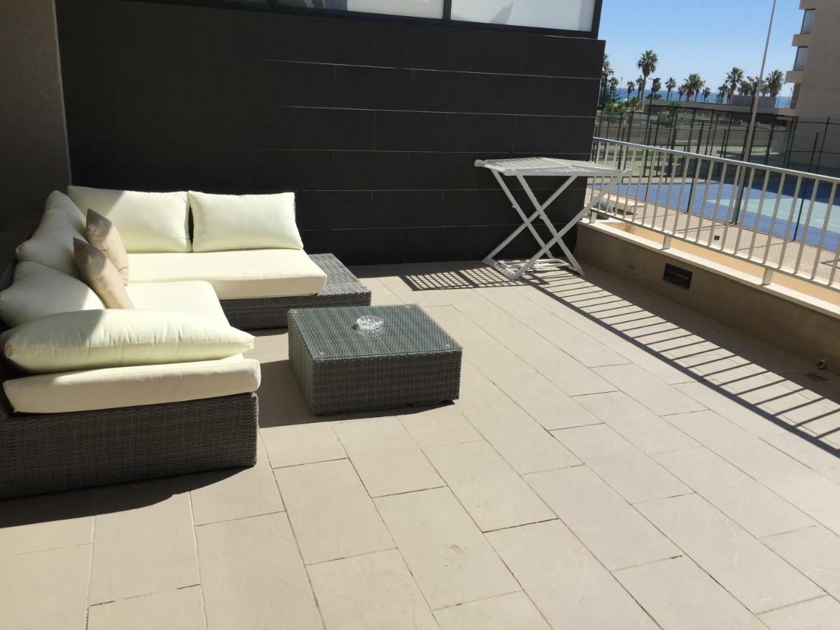 Apartamento Lujo, Primera Linea Playa, Garaje, Wifi, Piscina Climatizada Ροκέτας ντε Μαρ Εξωτερικό φωτογραφία