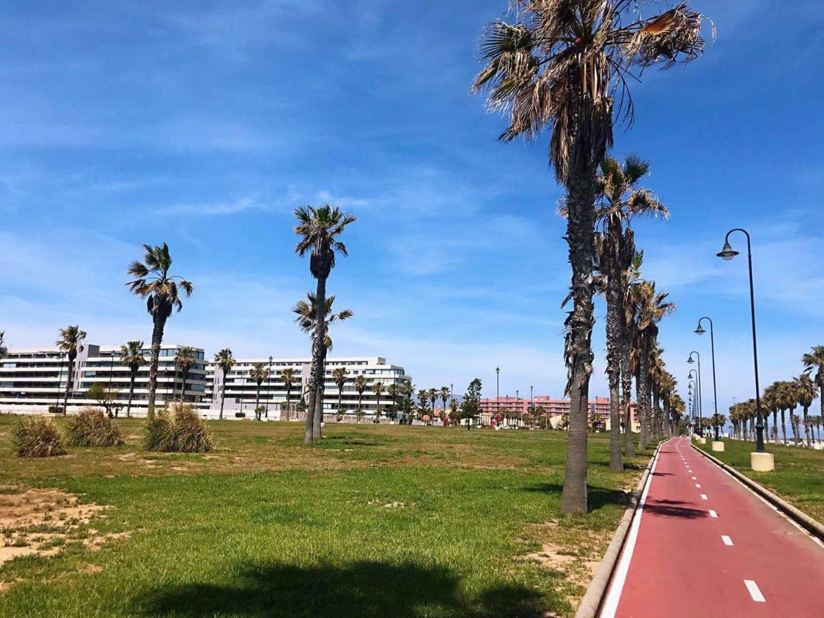 Apartamento Lujo, Primera Linea Playa, Garaje, Wifi, Piscina Climatizada Ροκέτας ντε Μαρ Εξωτερικό φωτογραφία